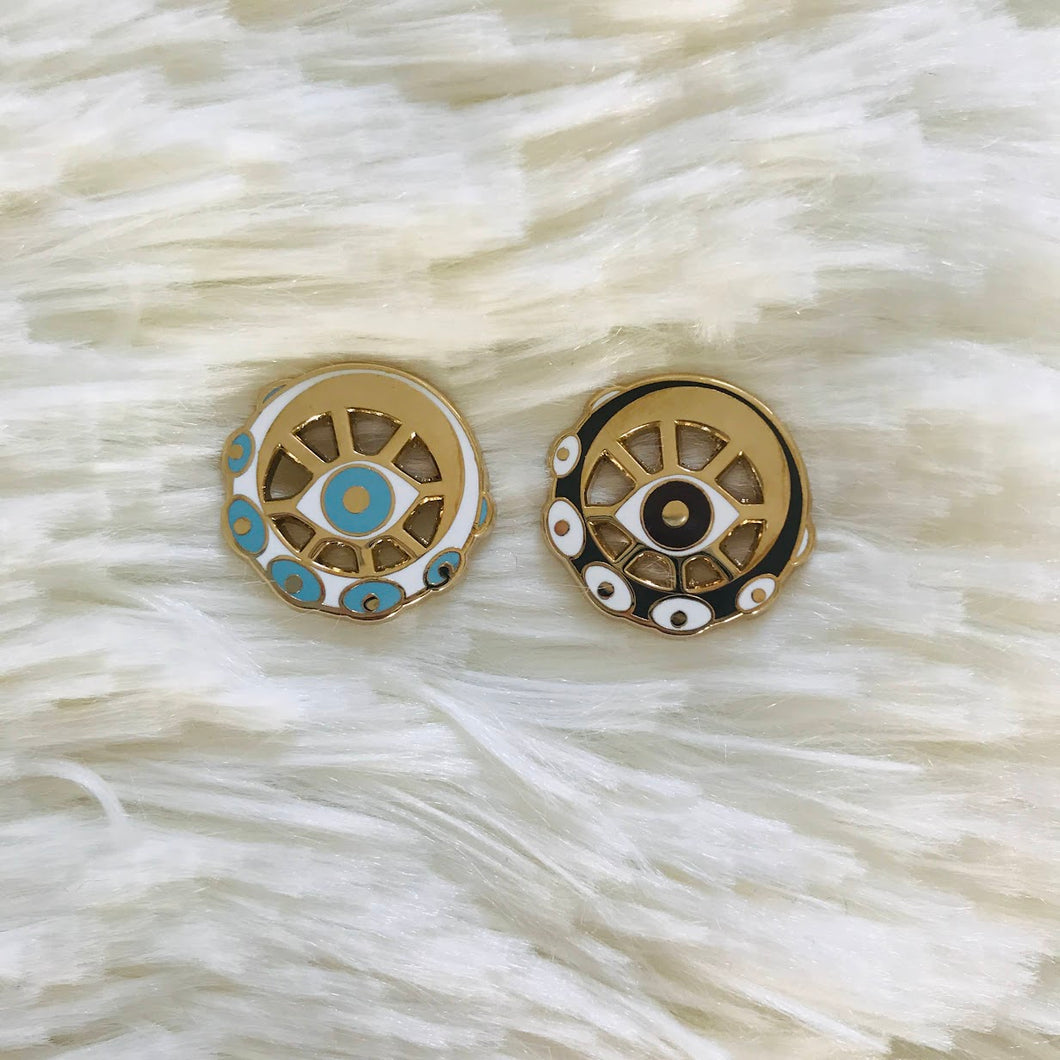 Wheel Angel Pin in White or Brown!
