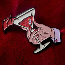 Load image into Gallery viewer, Blood-tini Vampire Pin
