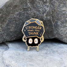 Load image into Gallery viewer, Stronger Soot Sprite Ghibli Enamel Pin
