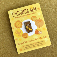 Load image into Gallery viewer, CALIFORNIA BEAR THE GOLDEN STATE ENAMEL PIN
