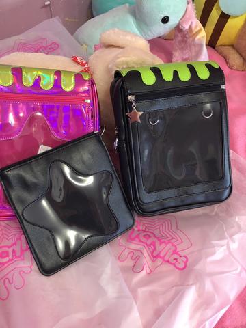 Drippy Messenger Black ITA Bag BizBaz Club
