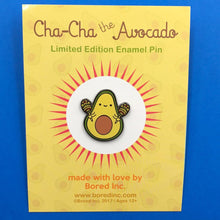 Load image into Gallery viewer, CHA-CHA THE AVOCADO WITH MARACAS ENAMEL PIN
