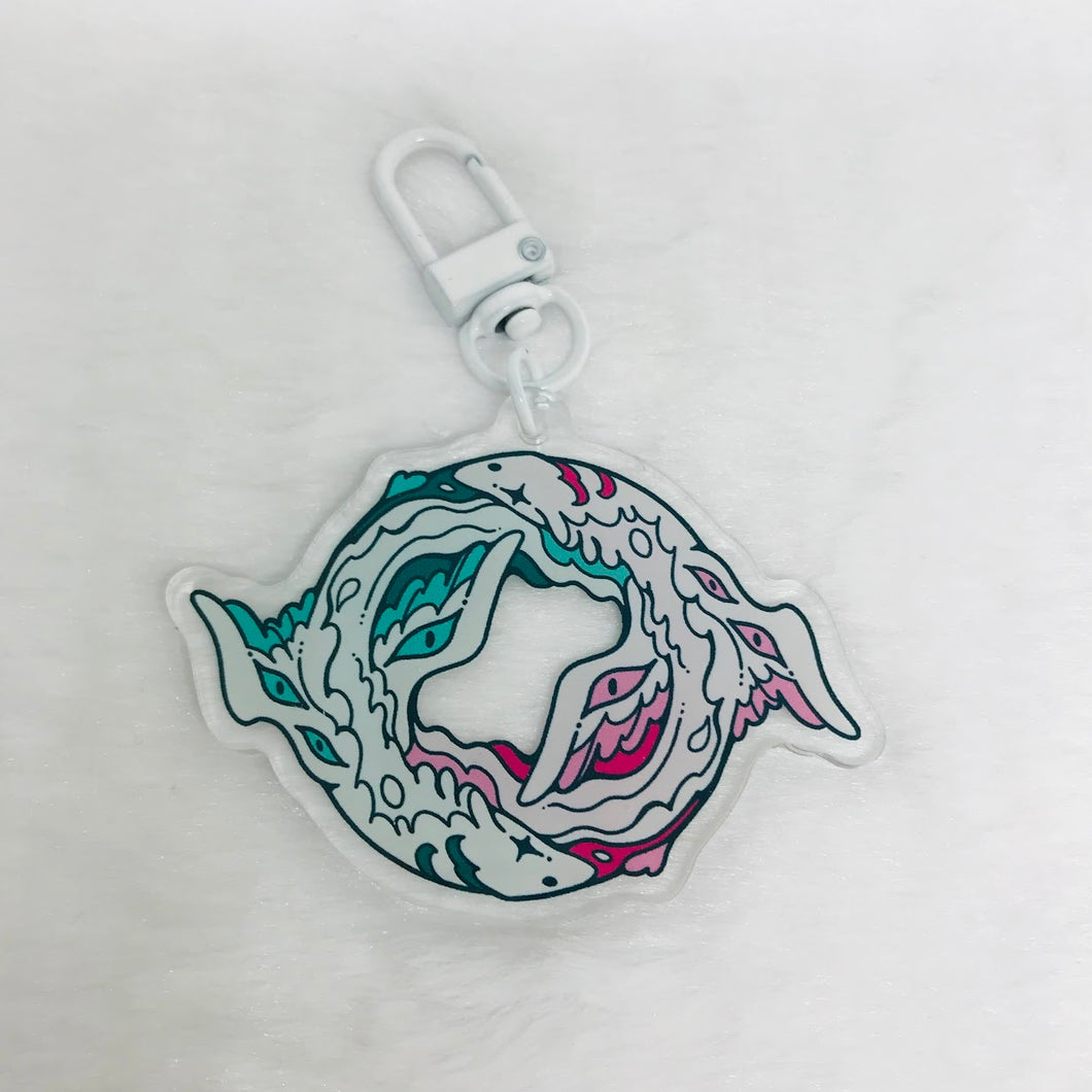 Abrosexual Seraphim Keychain