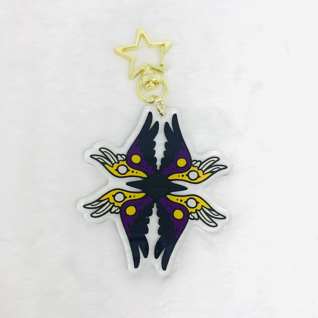 Nonbinary Seraph Keychain