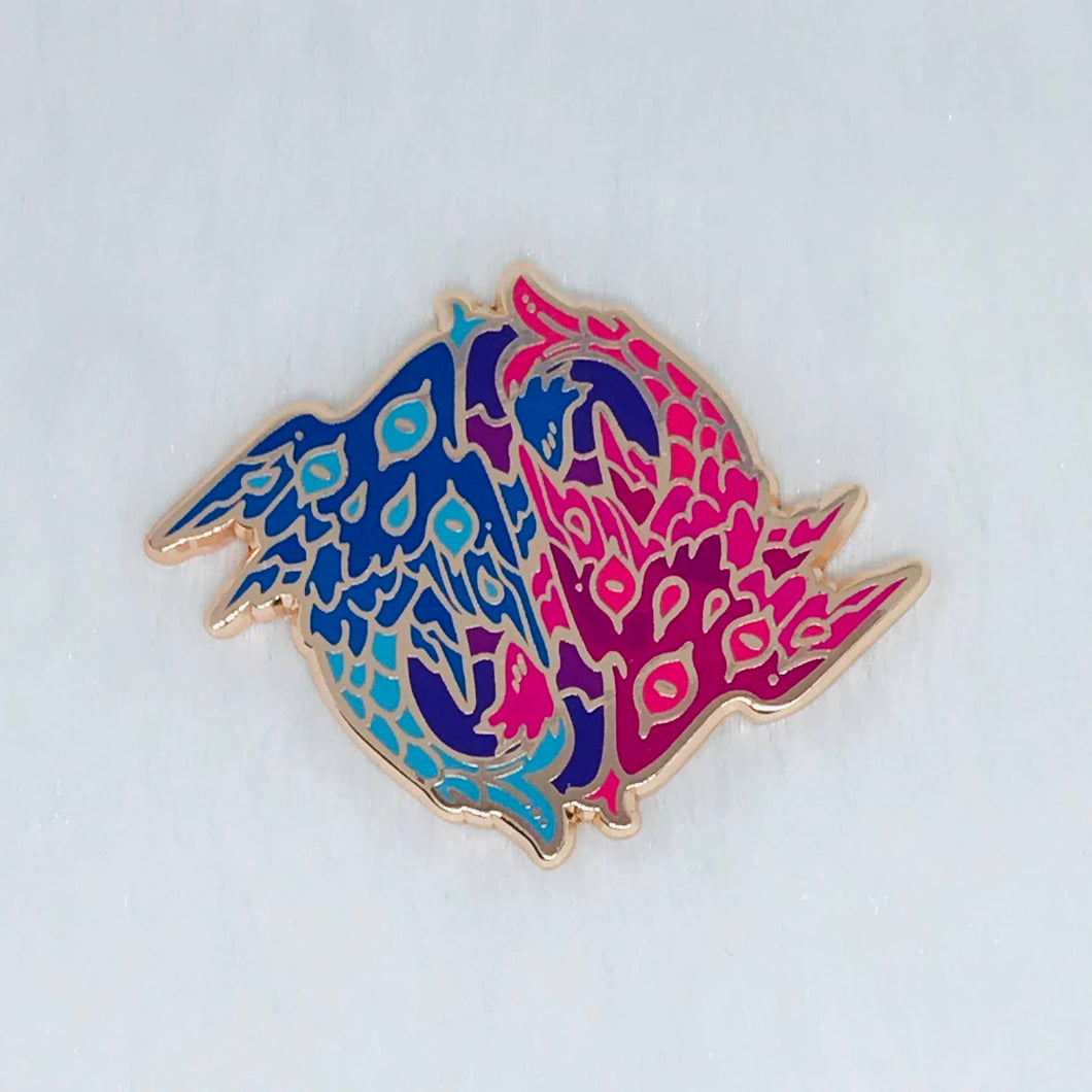 Bisexual Angels Pin