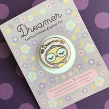 Load image into Gallery viewer, SLOTH DREAMER ENAMEL PIN
