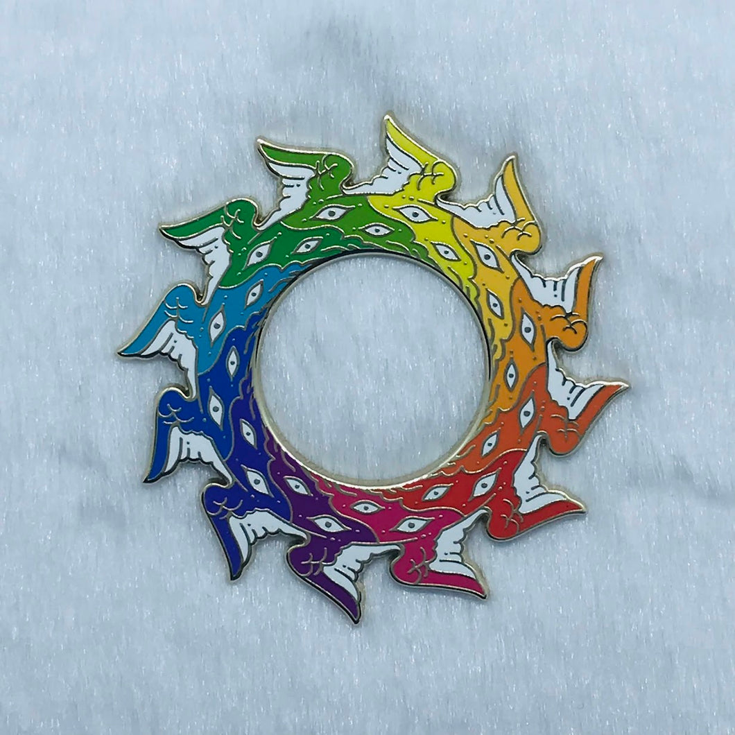 Colorwheel Throne Pin