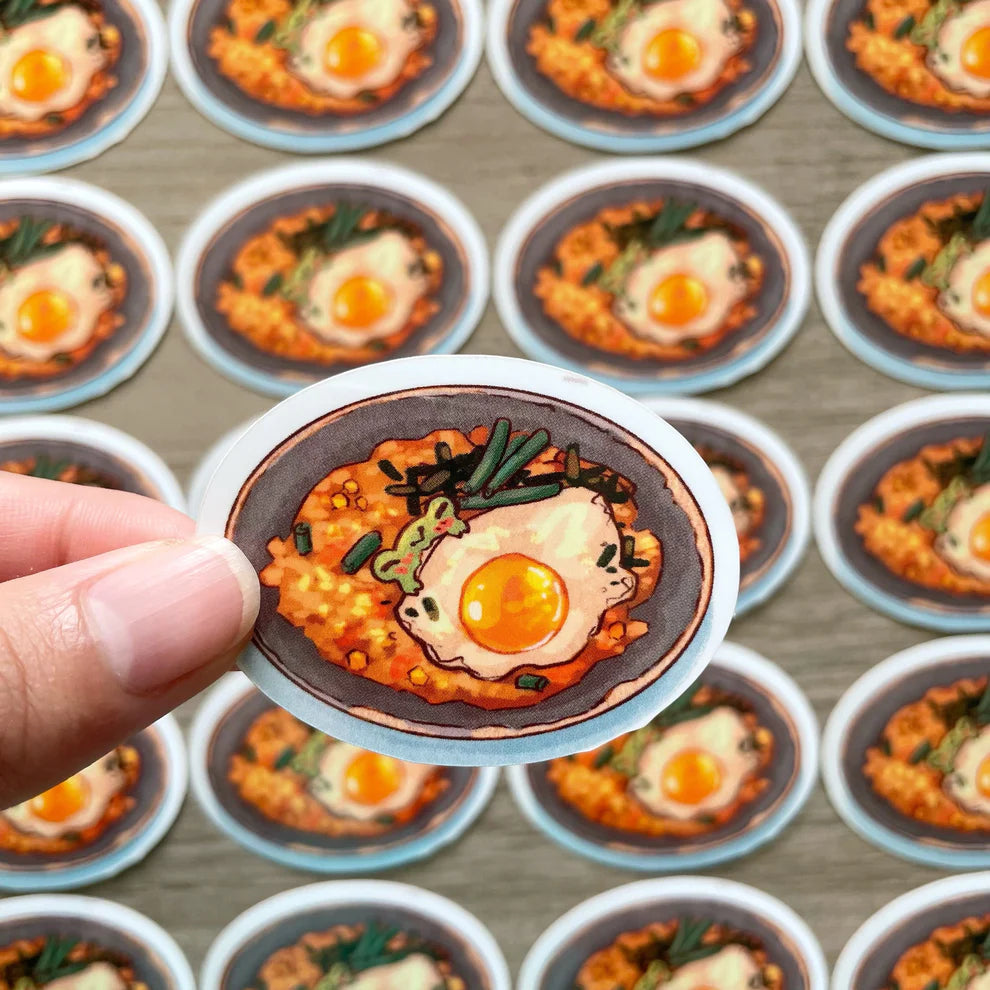 Kimchi Fried Rice Sticker - Die Cut – BizBaz Club