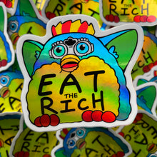 Load image into Gallery viewer, Fubry Sticker- Eat The Rich or 1312
