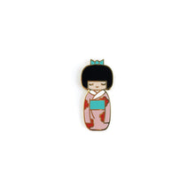 Load image into Gallery viewer, TRADITIONAL KOKESHI DOLL LAPEL PIN
