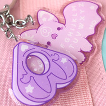 Load image into Gallery viewer, Ouija Bat (Pastel) Charm Keychain
