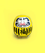 Load image into Gallery viewer, DARUMA DOLL ENAMEL PIN - JAPANESE LUCKY CHARM LAPEL PIN
