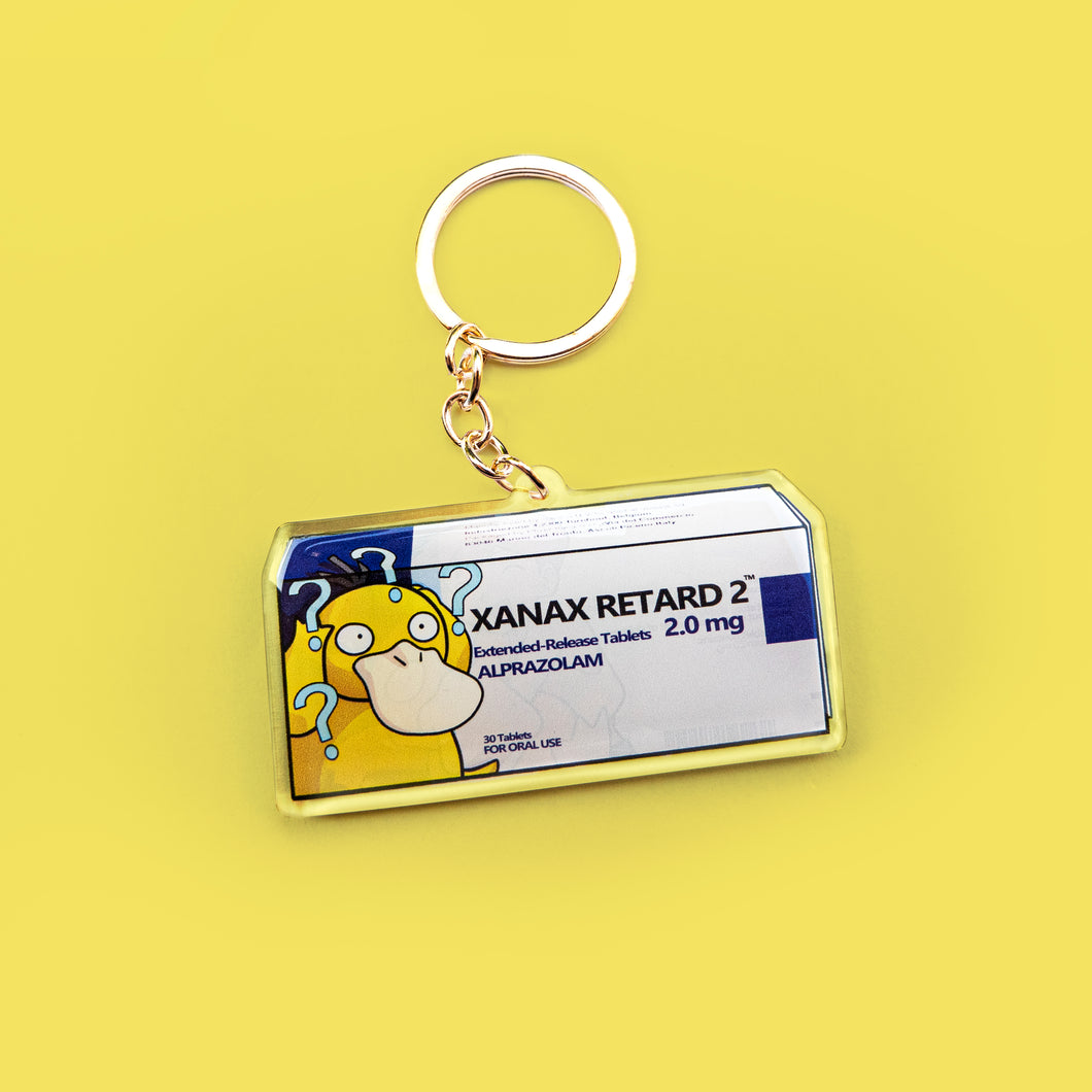 Xanax Duck keychain