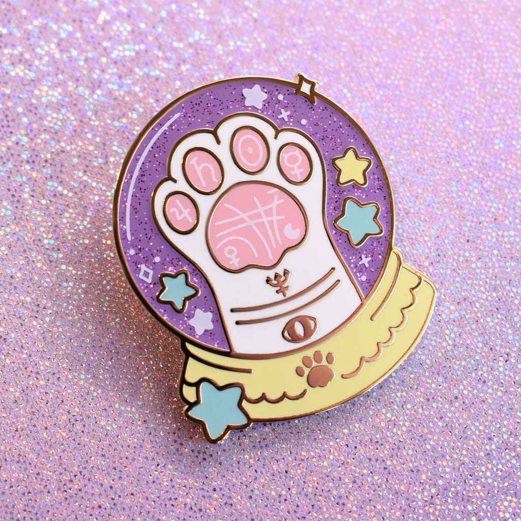 Paw Reading (Pastel) Enamel Pin