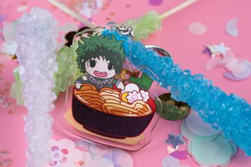 Deku Izuku Midoriya My Hero Academia Ramen 2.5 inch Acrylic Charm | Boku No Hero Academia