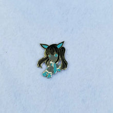 Load image into Gallery viewer, Shadow Ice Type Pocket Monster Chibi Hard Enamel Pin
