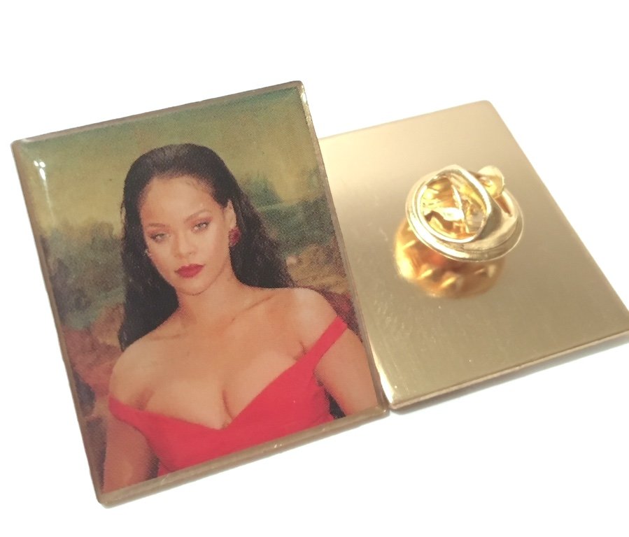 Rihanna Lisa Lapel Pin