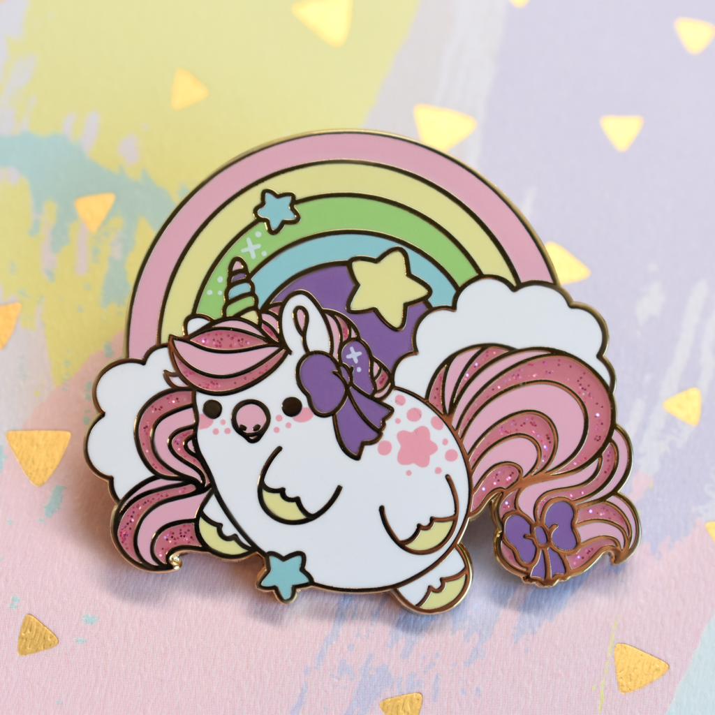 Rainbow Unicorn Enamel Pin