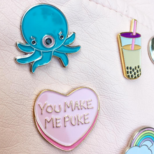 Load image into Gallery viewer, Angry Octopus Pin
