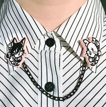 Load image into Gallery viewer, Call Me Pastel Acrylic Pins Chain Set
