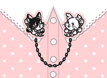 Load image into Gallery viewer, Call Me Pastel Acrylic Pins Chain Set
