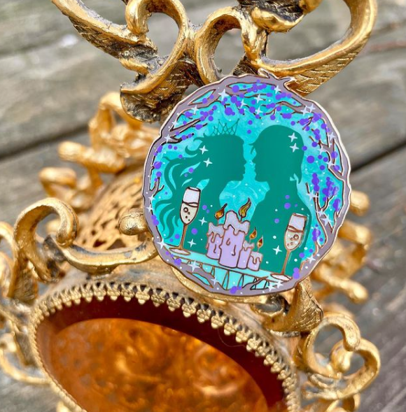 Wedding Enamel Pin
