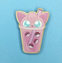 Load image into Gallery viewer, Fairy Boba Tea Wooden Pin
