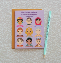 Load image into Gallery viewer, Famous Women in History Empowering Greeting Card
