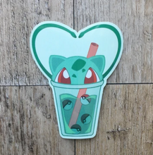 Load image into Gallery viewer, Grassy Boba Tea Sticker
