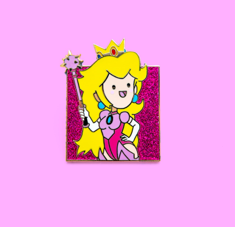 Peachy Queen Pin