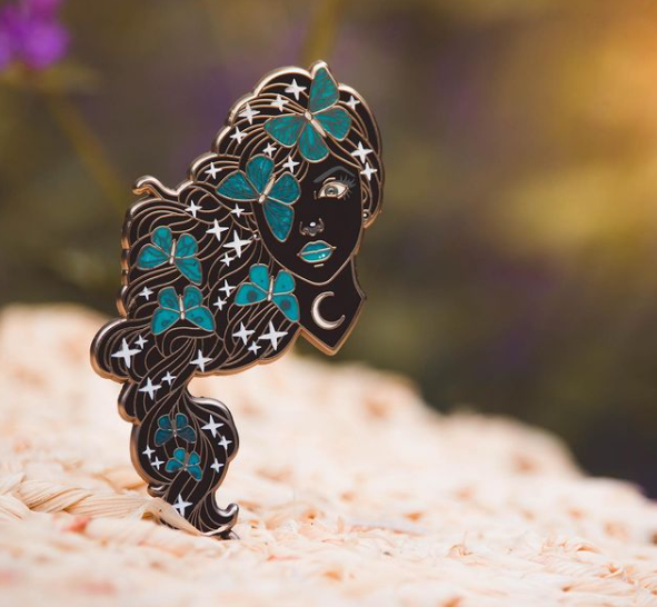 Butterfly Braid Twinkle Pin