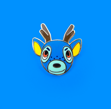 Load image into Gallery viewer, Blue Deer Neighbor Villager Pin
