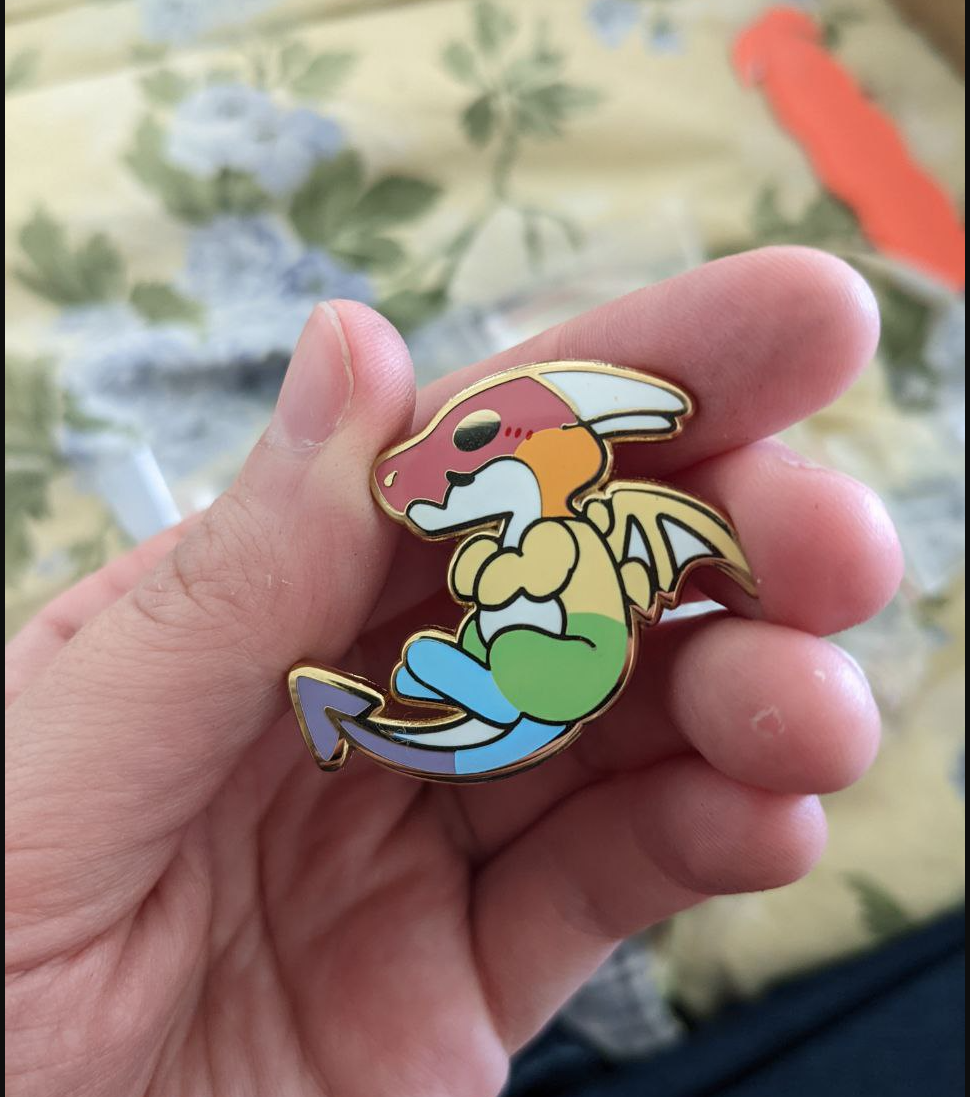 Gold pride dragon