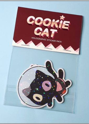 Cookie Cat Sticker Pack