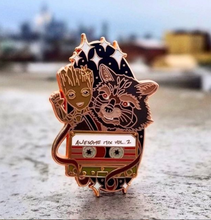 Load image into Gallery viewer, Tree x Raccoon Tape Pin
