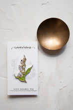 Load image into Gallery viewer, White Lily of the Valley Soft Enamel Pin
