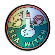 Load image into Gallery viewer, Sea Witch Holographic Sticker
