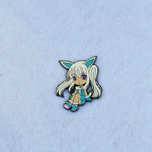 Load image into Gallery viewer, Glitzy Ice Type Pocket Monster Chibi Hard Enamel Pin
