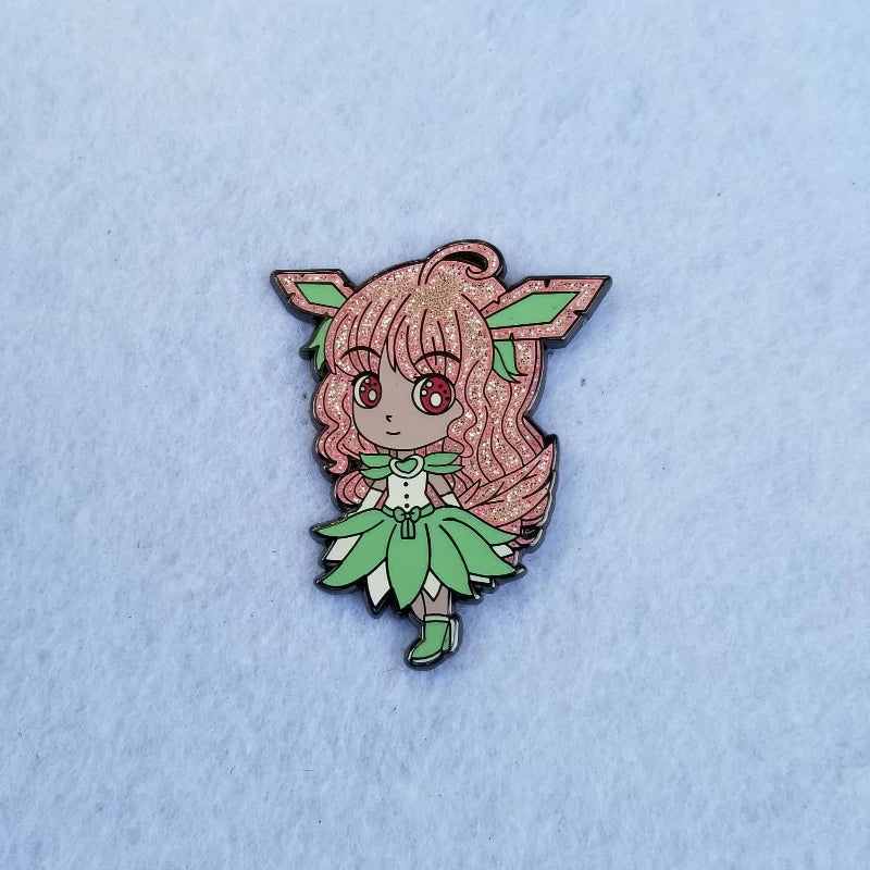 Spring Type Pocket Monster Chibi Hard Enamel Pin