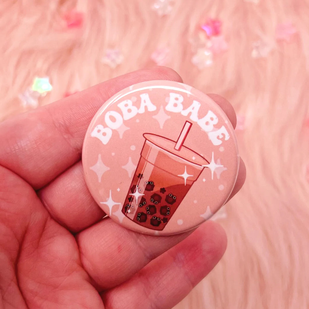 Boba Babe Button