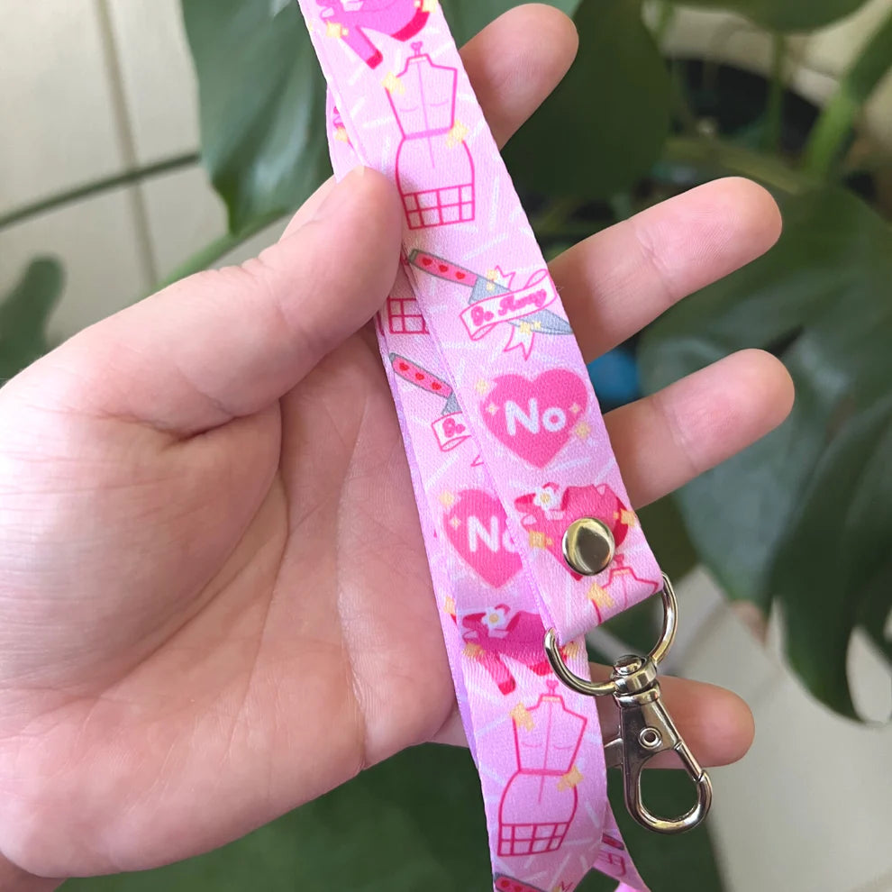 Pink Perfection Lanyard