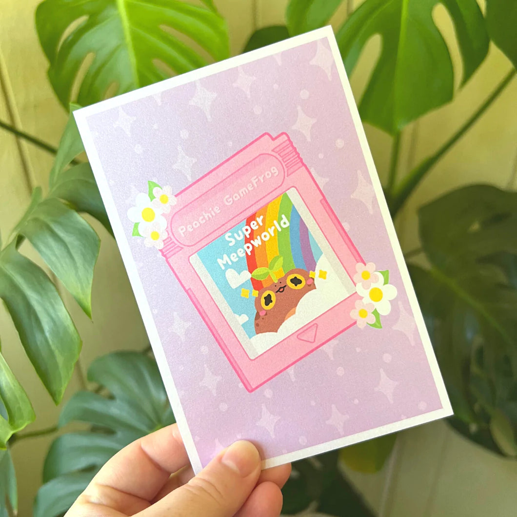 Super MeepWorld Shimmer Print