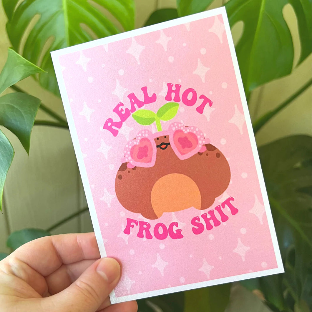 Real Hot Frog Shit Shimmer Print