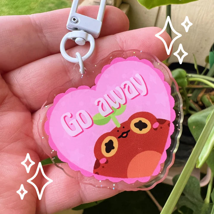 Go Away Meep Charm