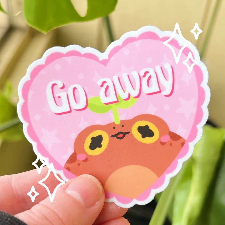 Go Away Meep Sticker