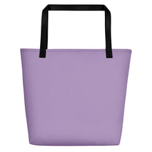 Load image into Gallery viewer, RAWR - BizBaz Dino Beach Bag - Purple
