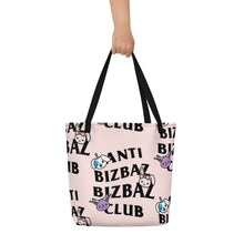 Load image into Gallery viewer, Team Doki - Anti BizBaz BizBaz Club - Pink Tote Bag
