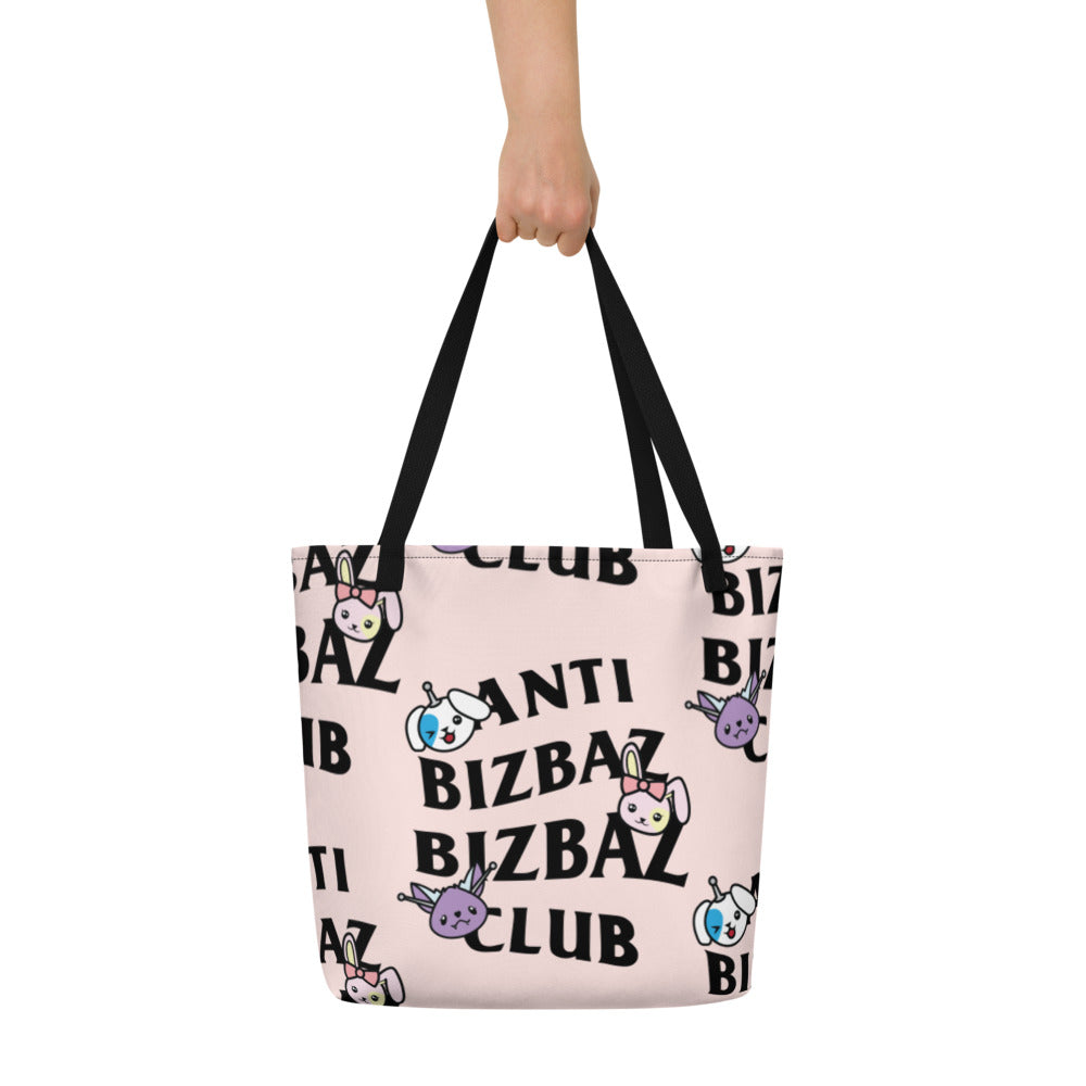 Team Doki - Anti BizBaz BizBaz Club - Pink Tote Bag