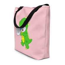 Load image into Gallery viewer, RAWR - BizBaz Dino Beach Bag - Pink
