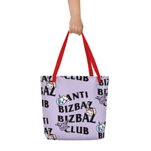 Load image into Gallery viewer, Team NiteNite - Anti BizBaz BizBaz Club - Purple Tote Bag
